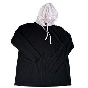Hot Topic White Black Hoodie Size Large